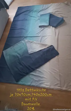 Verschiedene Bettwäsche 