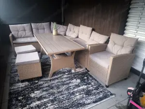Garten Möbel mit Hocker