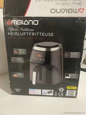 Heißluftfritteuse Ambiano NEU