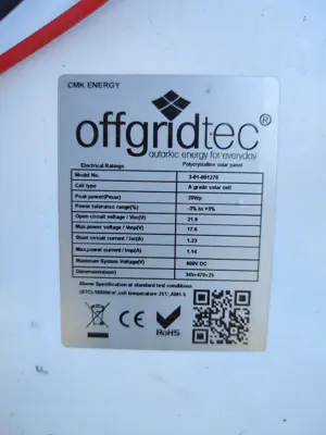 Solarmodul für 12V Systeme 20W inkl. Zubehör Bild 4