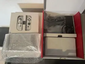 Nintendo Switch OLED-Modell HEG-001 64GB Handheld-Spielekonsole - Weiß Bild 4