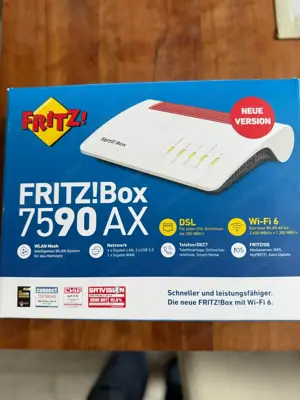 AVM FRITZ!Box 7590 AX v2 (neue Version) WiFi 6 WLAN Router Wie Neu!
