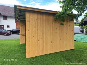 Verkaufe mobiler unterstellplatz mit Blechdach innen beschichtet  Bild 3