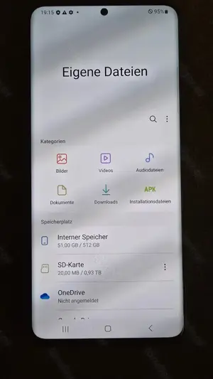 Verkaufe gebrauchtes Samsung S20+ mit 512Gb+ 1TB SDKarte Bild 3