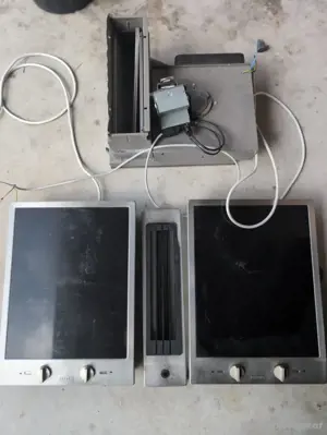 Miele Induktion Feld mit Dunstabzug mittig 