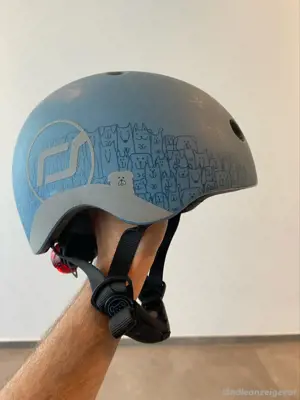 Kinderfahrrad Helm Scott Bild 2