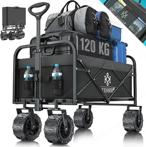 Bollerwagen Grau  Schwarz