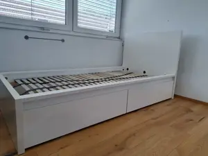 Ikea Malm Bett mit Lattenrost und Schubladen