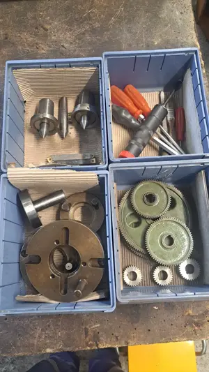 Leit- und Zugspindel Drehmaschine Drehbank Weiler Bild 3