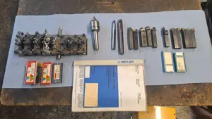 Leit- und Zugspindel Drehmaschine Drehbank Weiler Bild 6