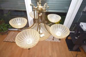 Messing Deckenlampe