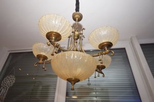 Messing Deckenlampe Bild 2