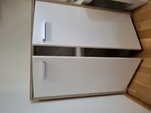 Kompakte Kommode   Schrank mit Einlegefach, 2 Türen, 60 cm breit Bild 4