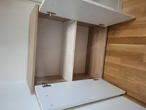 Kompakte Kommode   Schrank mit Einlegefach, 2 Türen, 60 cm breit Bild 6
