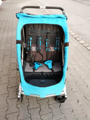 Kinderfahrradanhänger gebraucht Bild 2