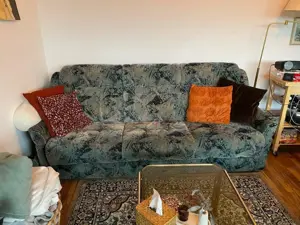 Couch 2m lang, 90 cm breit ausziehbar Bild 2