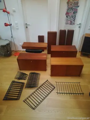 Vintage Nisse String Regal Teak 70er Jahre 
