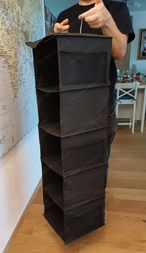 2 Stück Hängeaufbewahrung für Kleiderschrank