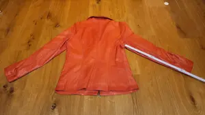 Damen-Lederjacke, Farbe Orange, Größe 42 Bild 10