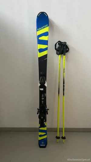 SALOMON Xrace Junior Ski & HEAD Schistöcke 
