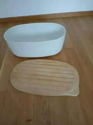 Brotkasten, weiß Bild 2