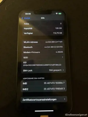 iPhone 13 128GB A1 Bild 4
