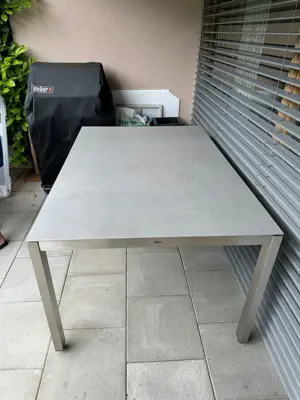 Eko Edelstahl Gartentisch