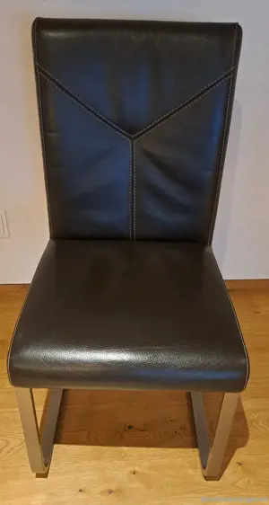 Esstisch mit Verlängerungen u. 4 Stühle Bild 5