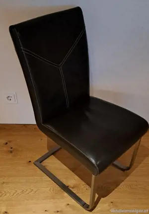Esstisch mit Verlängerungen u. 4 Stühle Bild 4