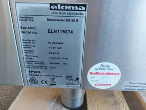 Eloma Backofen EB 50B Bild 3