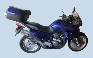 Honda XL650V Transalp blau mit Koffer Bild 4