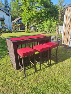 7 teiliges Barset als GARTEN- oder BALKONMÖBEL Bild 2