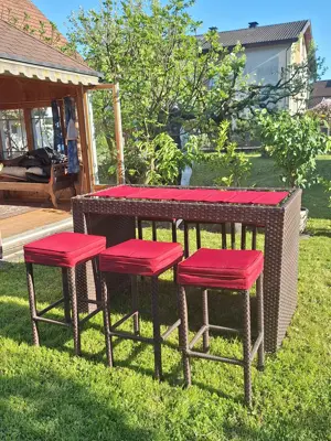 7 teiliges Barset als GARTEN- oder BALKONMÖBEL Bild 3