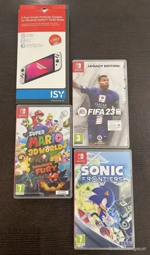 Nintendo switch OLED mit videospiel  Bild 3