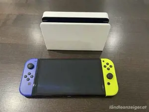 Nintendo switch OLED mit videospiel 
