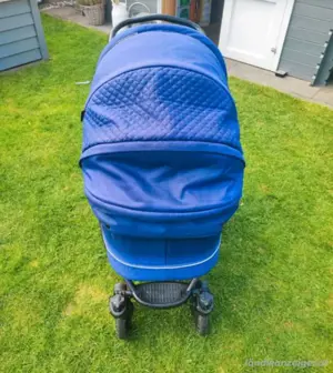 Kinderwagen Buggy Basson Baby Nordic Lux Navi gesteppt Bild 3