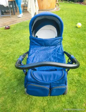 Kinderwagen Buggy Basson Baby Nordic Lux Navi gesteppt Bild 4