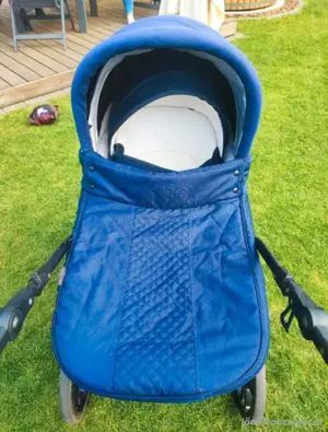 Kinderwagen Buggy Basson Baby Nordic Lux Navi gesteppt Bild 5