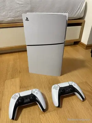 PS5 Sony slim mit 2 controller und rechung 