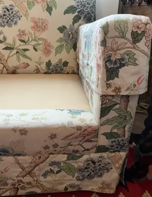 2 SOFAS - je 3 Sitzplätzen hochwertige Daunenpolster Bild 2