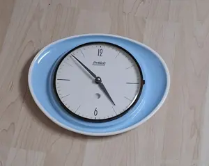 Wanduhr Keramik vintage