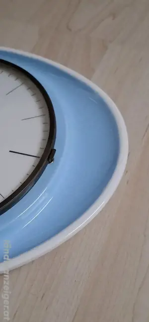Wanduhr Keramik vintage Bild 2