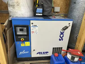 ALUP SCK 15-8 PLUS Schraubenkompressor mit Kältetrockner   Top-Zustand