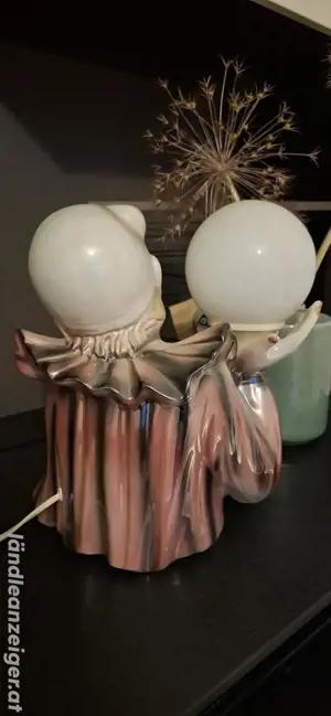 Art Deco Harlekin Lampe Bild 4