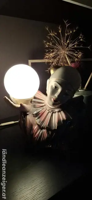 Art Deco Harlekin Lampe Bild 2