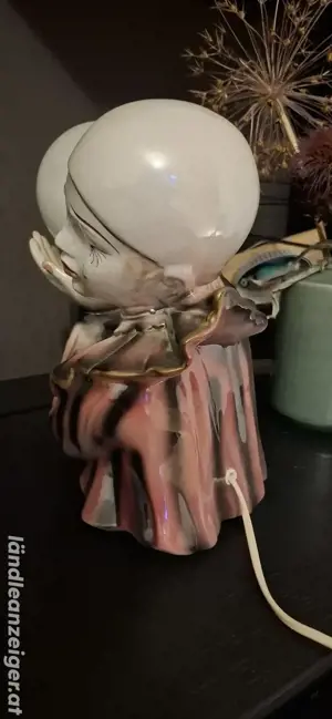 Art Deco Harlekin Lampe Bild 5