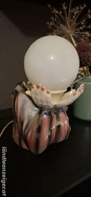Art Deco Harlekin Lampe Bild 3