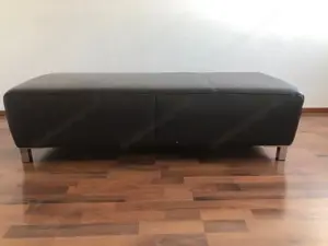 Couch Hocker aus Leder Bild 3