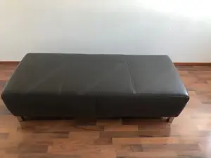 Couch Hocker aus Leder