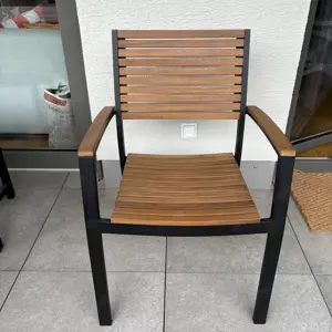 Terrassenmöbel Teak 6-teilig  Bild 2